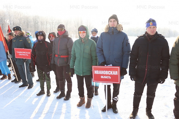 Ивановские спасатели стали лучшими в ЦФО по лыжным гонкам